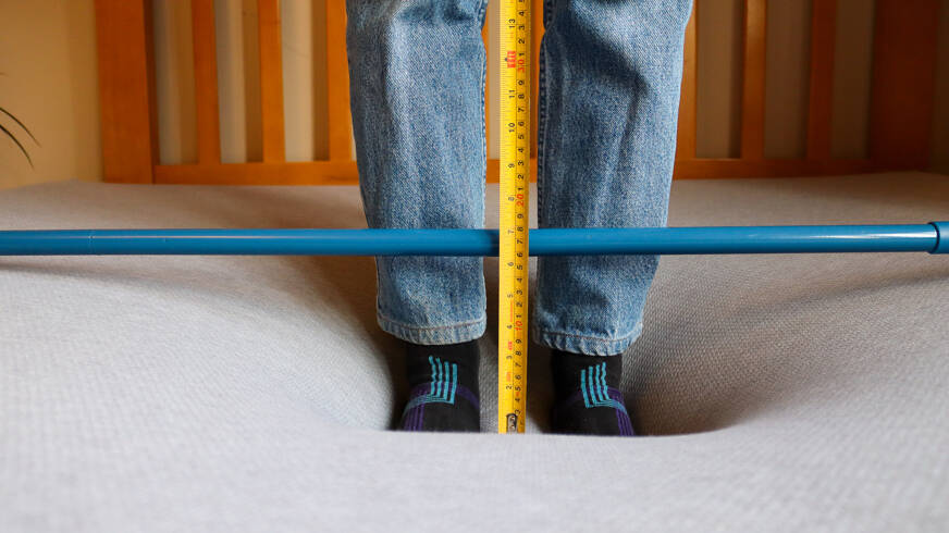 sinkage of the zoma mattress